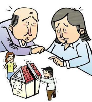 双方父母共同出钱买的房，离婚时怎么处理？